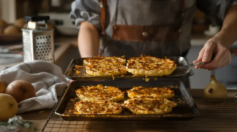 Accueil Je les prépare en 10 minutes : mes galettes de pommes de terre crousti-dorées au four, légères et bien meilleures que des frites