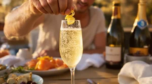 « Mes amis ont cru que le verre venait d’un bar à cocktails » : ma recette au champagne en deux gestes