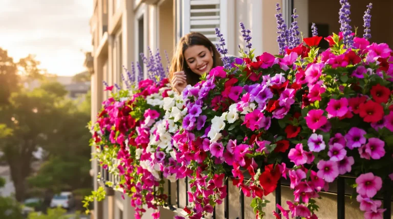 Accueil Mieux que les géraniums : cette plante aux fleurs abondantes s’impose comme la star des balcons