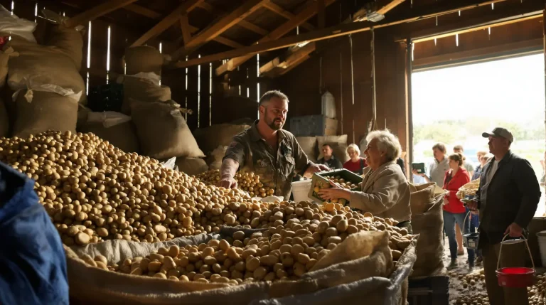 Pas-de-Calais : un agriculteur offre gratuitement ses pommes de terre invendues au lieu de les jeter