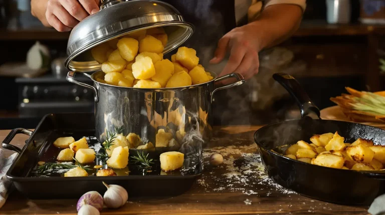Pommes de terre rôties : la technique clé avant cuisson pour un résultat croustillant et fondant Pommes de terre rôties : la technique clé avant cuisson pour un résultat croustillant et fondant